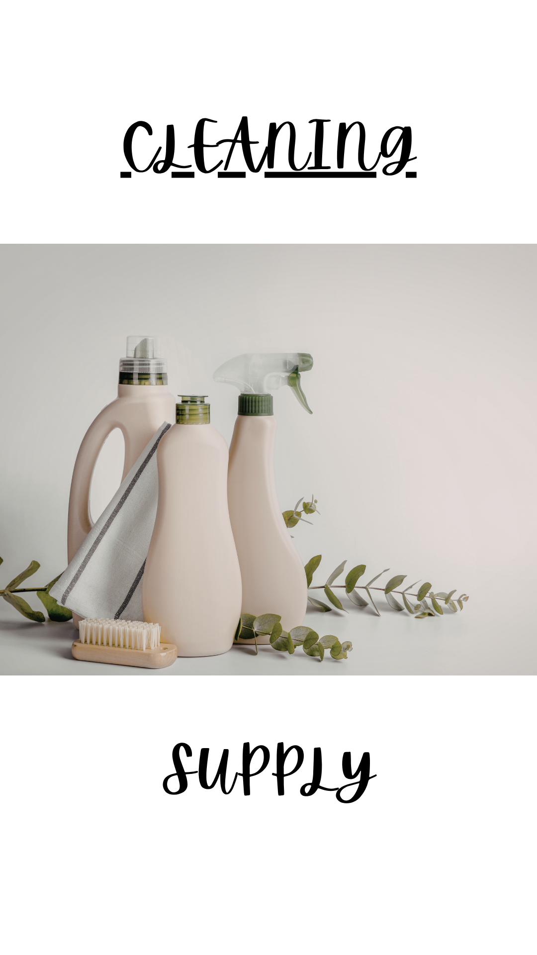 House cleaning essentials